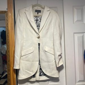 $3900 Philipp Plein Black Skull lining Fitted Single Button tail Coat size Small